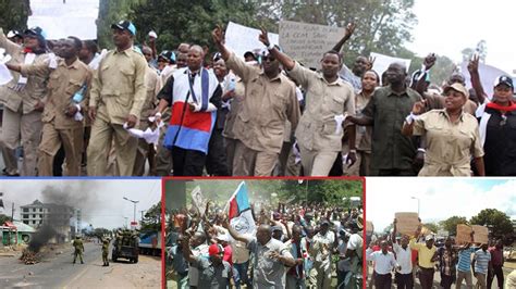 MAANDAMANO MAKUBWA YA CHADEMA YALIYOZIMWA NA JESHI LA POLISI MWAKA 2014