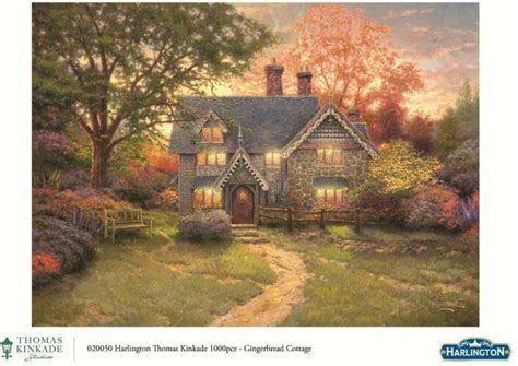 Thomas Kinkade Gingerbread Cottage 1000 Piece Jigsaw Puzzle