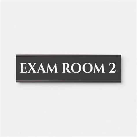 Doctor Doctor's Exam Room Office Door Sign Black | Zazzle.com