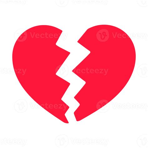 broken heart symbol 19899768 PNG