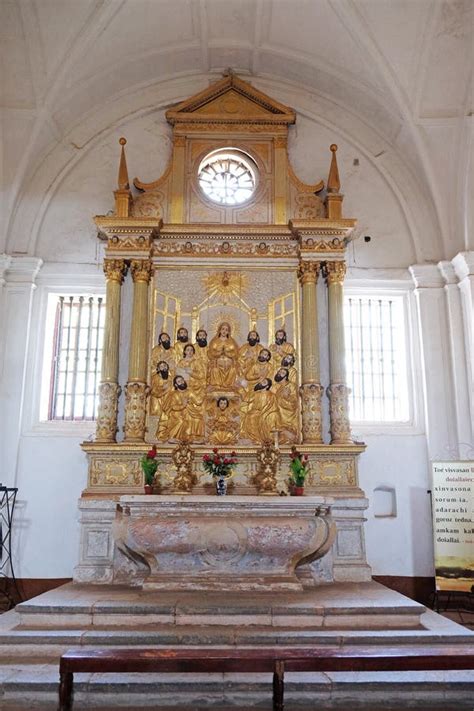 Descenso Del Santo Espíritu Pentecostés Altar En La Catedral De La Se