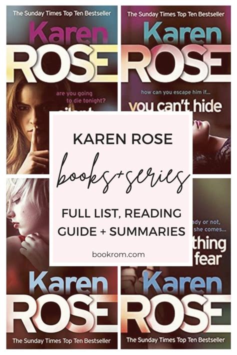 Karen Rose Books In Order Summaries And How To Read Them