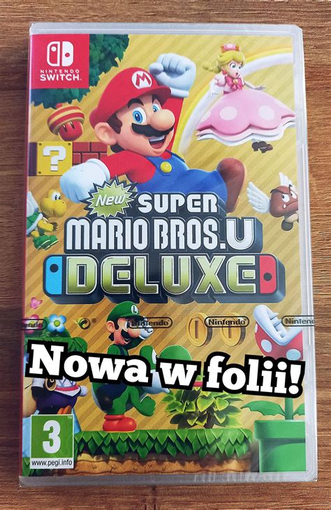 Gra New Super Mario Bros U Deluxe Na Nintendo Switch Nowa W Folii