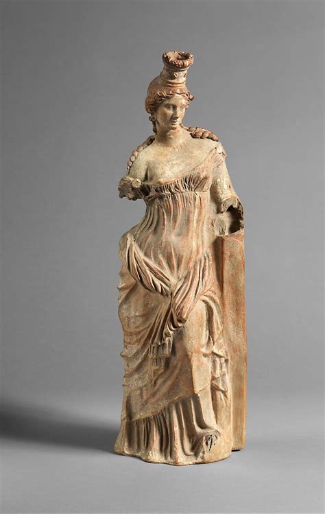 Terracotta Statuette Of A Goddess Greek The Metropolitan Museum Of Art