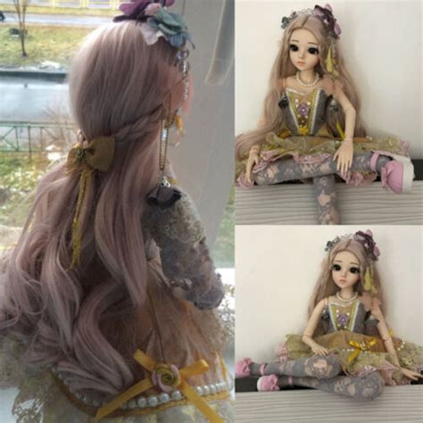 Full Set Bjd Doll 1 3 Ball Jointed Girl Face Eye Dress Makeup Birthday