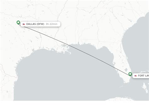 Direct Non Stop Flights From Fort Lauderdale To Dallas Schedules