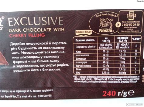Шоколад Світоч (Свиточ) Exclusive Dark Chocolate with Cherry Filling ...