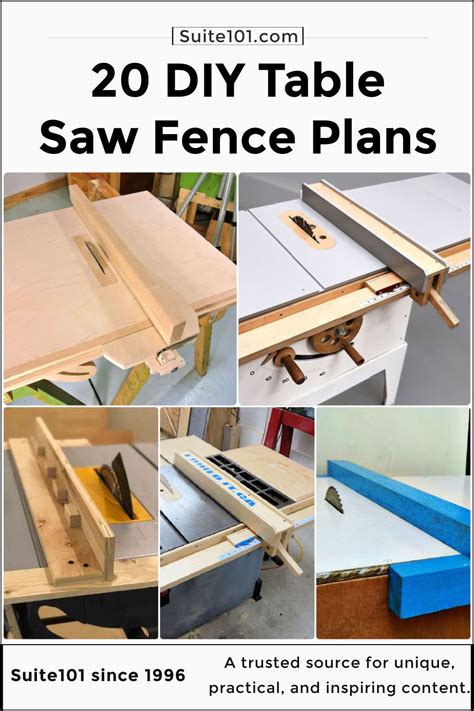 20 Free DIY Table Saw Fence Plans You Can Make - Suite 101