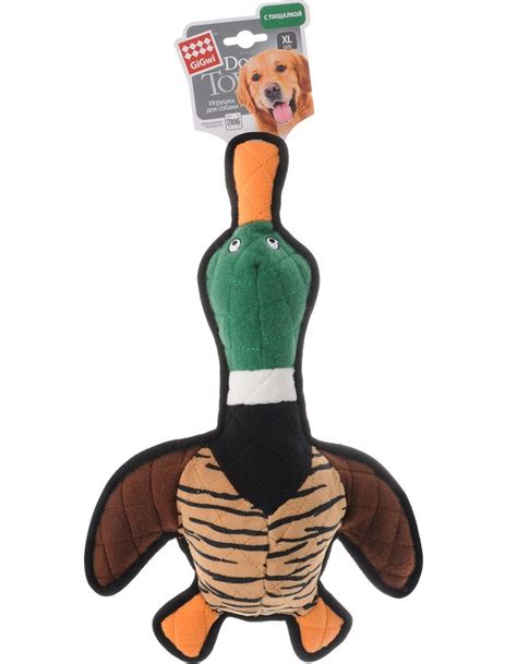 Игрушка для собак GiGwi Dog Toys Утка с пищалкой в Санкт-Петербурге