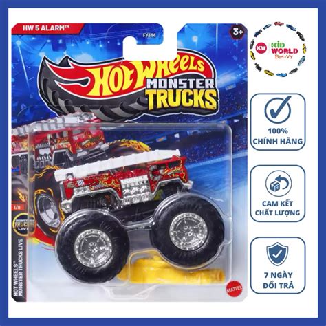 Xe mô hình Hot Wheels Monster Trucks 5 Alarm JDP76 Shopee Việt Nam