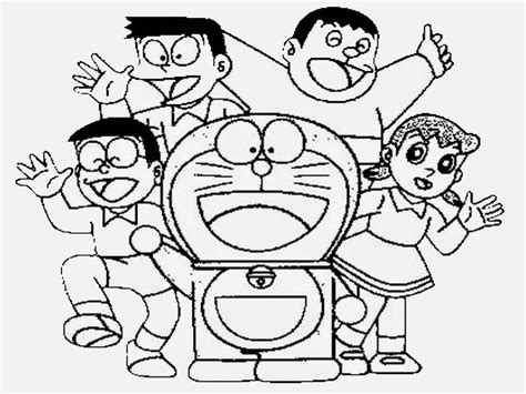 Mewarnai Kartun Doraemon Untuk Anak PAUD - Ruangatas.com