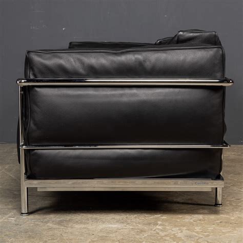 Vintage leather sofa by Le Corbusier for Cassina