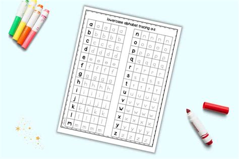 Free Printable Tracing Lowercase Letters Worksheet The Artisan Life Worksheets Library