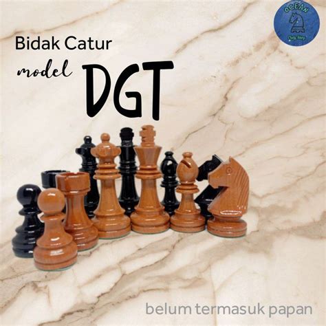 Jual Bidak Catur Kayu Sawo Model Dgt Dobel Menteri Free Pouch