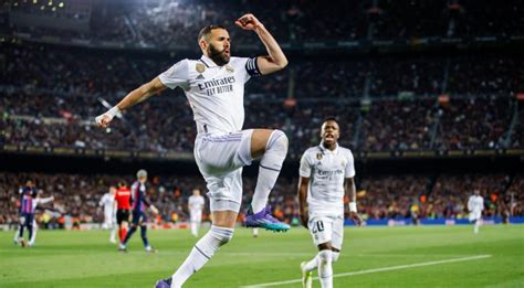 Real Madrid Bantai Barcelona 4 0 Di Camp Nou Hattrick Benzema Antar Ke