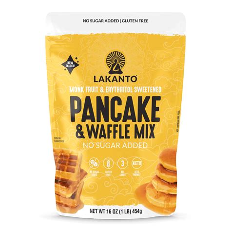 Lakanto No Sugar Added Pancake Waffle Mix 無添加糖 班戟 窩夫預拌粉 16oz 454g