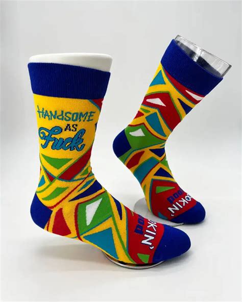 Handsome As Fuck Crew Socks Maggie S Farm Emporium