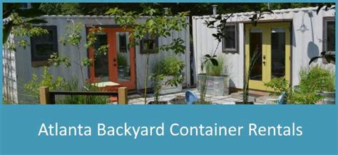 Atlanta Backyard Container Rentals - Discover Containers