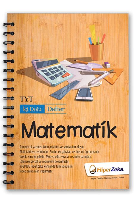 Hiper Zeka İçi Dolu Defter YKS TYT Matematik Uzman Kariyer