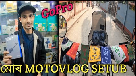 My Motovlog Setup Gopro Hero Black Sony Ecm Lv Lavalier