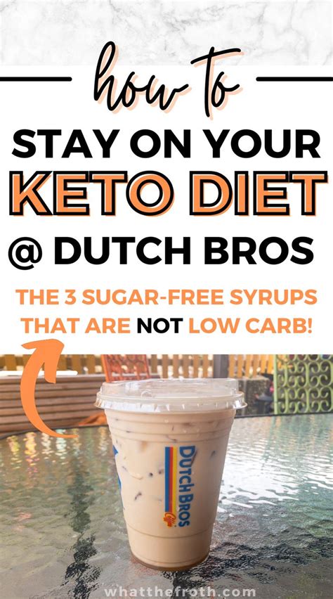 How To Stay Keto At Dutch Bros Dutch Bros Drinks Iced Coffee Drinks