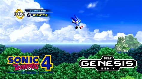 Sonic The Hedgehog 4 Episode 1 Splash Hill Zone Act 1 Sega Genesis