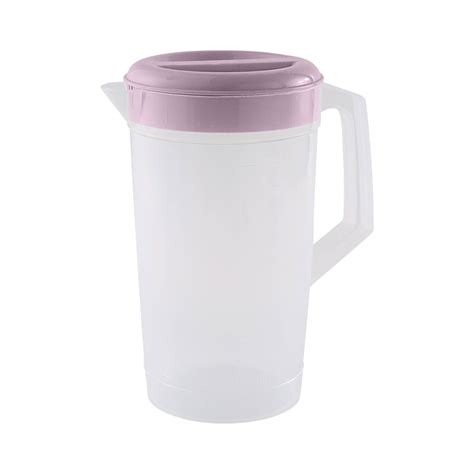 XKHBDL Plastic Pitcher With Lid BPA FREE Eco Friendly Carafes Mix Drinks Water Jug For Hot Cold