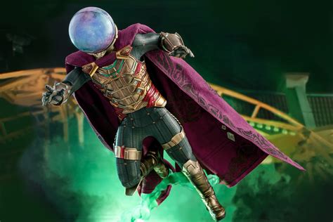 確定新增傑克葛倫霍頭雕配件鋼鐵人與索爾的合體 Hot Toys MMS 蜘蛛人離家日神秘客 Mysterio 比例人偶作品