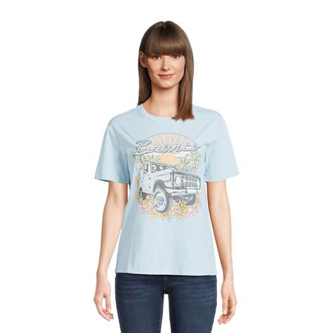 Women S Ford Bronco Short Sleeve Graphic Tee Each Delivery Or