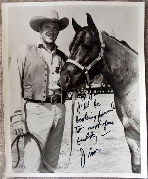 James Arness Gunsmoke Hand Inscribed And Signed Photo 8 X10 Ebay