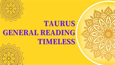 Taurus Oktober General Horoscope Zodiac Tarot Reading Timeless