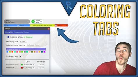 How To Use The Coloring Tabs Addin Revit YouTube