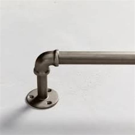 Westelm Industrial Pipe Adjustable Curtain Rod Aptdeco