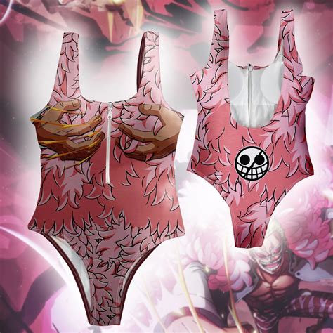 One Piece Swimsuits - Doflamingo Anime One-piece Swimsuit | Anime
