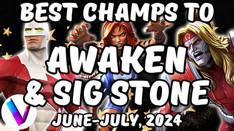 Best Champions To Awaken Awakening Gems And Sig Stones Ranked Vegas Tier List Mcoc July 2024