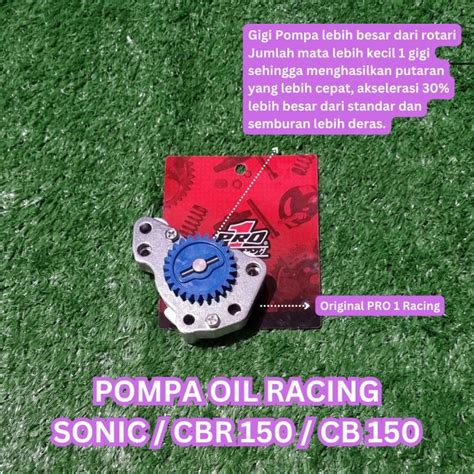 Pompa Oli Sonic Supra Gtr Cb Cb R Led Oil Pump Pro Lazada Indonesia