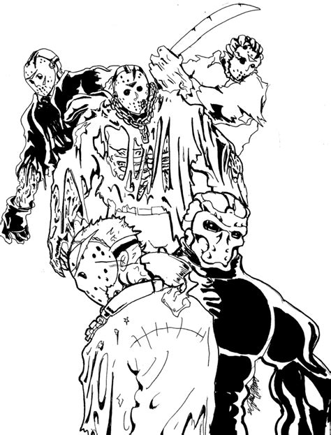 Jason Voorhees Coloring Pages Fraserkeilan