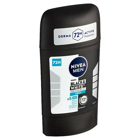 Nivea Men Black White Invisible Fresh tuhý antiperspirant 50 ml