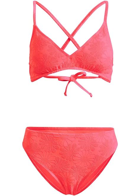 Bustier Bikini Aus Strukturware Mit Herausnehmbaren Softcups