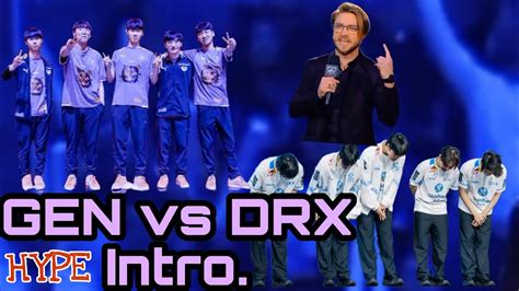 Intro Gen Vs Drx Semi Finals Worlds 2022 Youtube