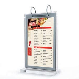 Durable And Efficient Flip Menu Holder Alibaba