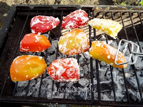 Перец на гриле — рецепт с фото пошагово