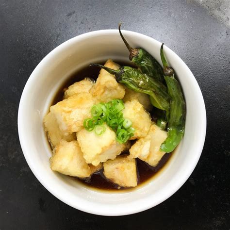 Delicious Pan Fried Agedashi Tofu No Recipe In Japan