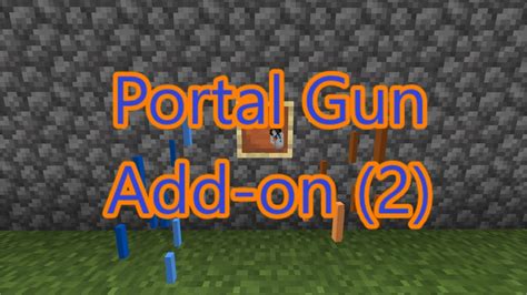 Portal Gun Add On 2 Minecraft Bedrock Edition Youtube