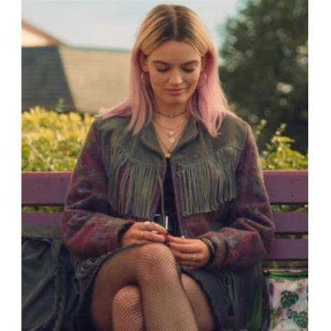 Maeve Wiley Jacket Sex Education Fringe Jacket