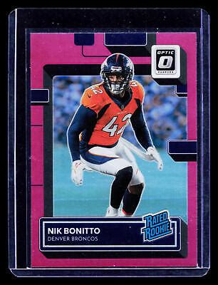 Donruss Optic Pink Nik Bonitto Rc Denver Broncos Ebay