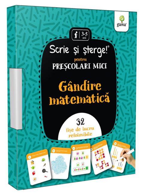 Gandire Matematica Scrie Si Sterge Fise De Lucru Refolosibile Pentru