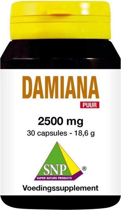 SNP Damiana Extract 2500 Mg Puur 30 Capsules Bol