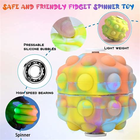 Juguete Giratorio D Pop It Fidget Para Ni As Y Ni Os Juguete Sensorial