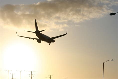 Free Images Wing Sky Sunset Airport Airplane Plane Aircraft